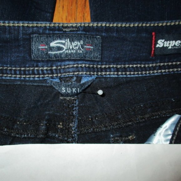 SILVER JEANS Suki Mid Slim Boot Women Sz 27x32 - Picture 3 of 8